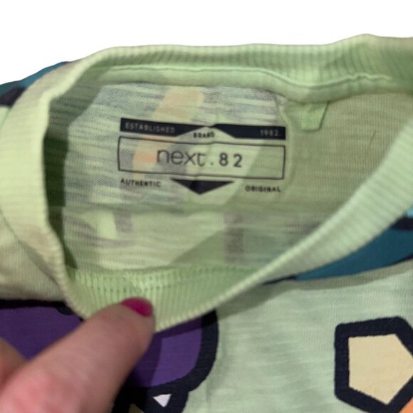 Next Dinosaur Graphic Tee Green Size 18-24 Months 1 1/2-2 Years - Picture 3 of 3